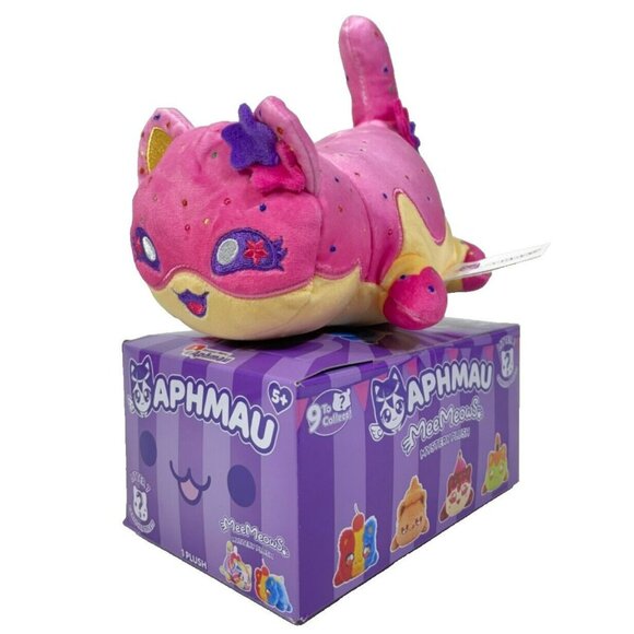APHMAU MeeMeows Carnival Treats FROSTED COOKIE CAT 6" Plush Series 7 - Picture 1 of 16